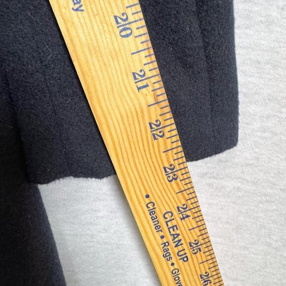 Tailored by Rothschild Winter Pea Coat Hooded Navy Girls sz 12 - Picture 9 of 10